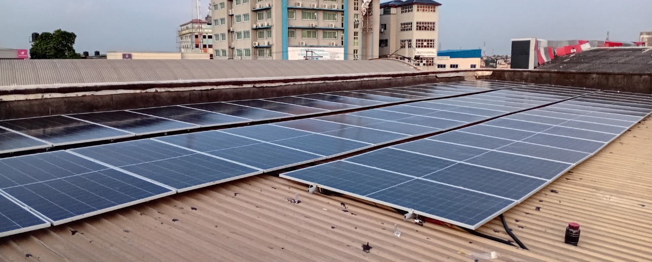 Commercial Gas Station Solar Installation in Ikeja Lagos - View 1