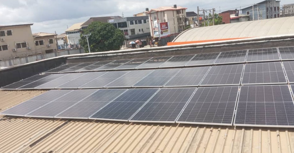 Commercial Gas Station Solar Installation in Ikeja Lagos - View 2