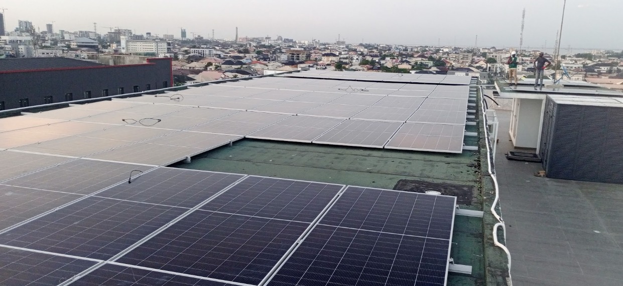 Co-working Hub Solar Installation in Lagos - View 1