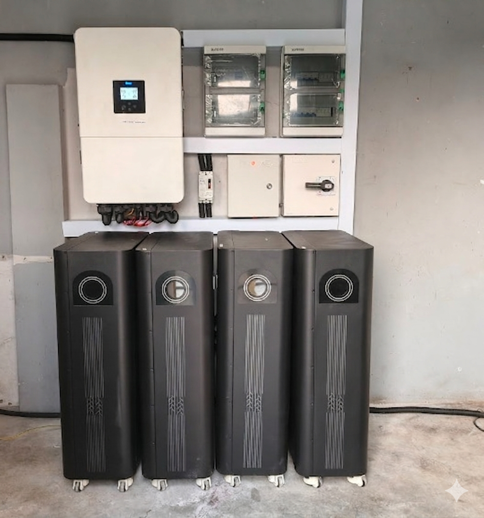 Residential Solar Installation in Lagos - View 1